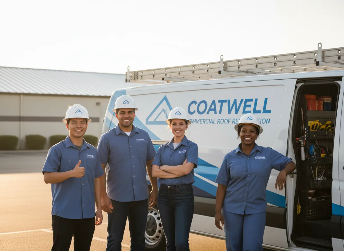 Commercial roof coating company in Alderson, OK